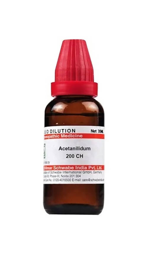 Dr. Willmar Schwabe India Acetanilidum Dilution