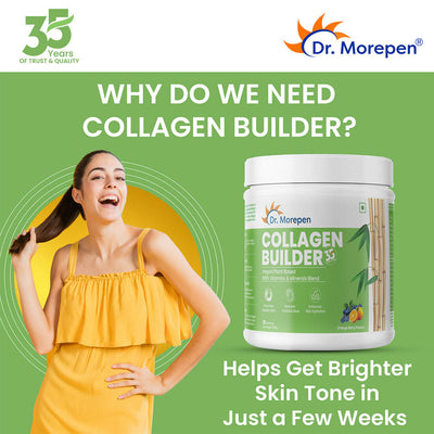 Dr. Morepen Natural Collagen Builder - Orange Berry Flavour