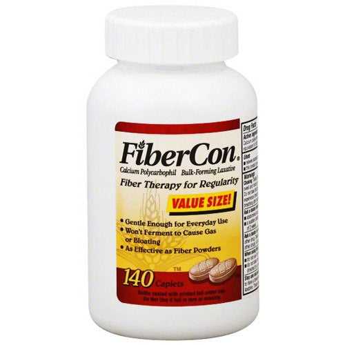 FiberCon Fiber Therapy Laxative Caplets 140 Count – Himkhand
