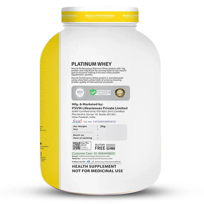 Muscle Performance Platinum Whey Protein