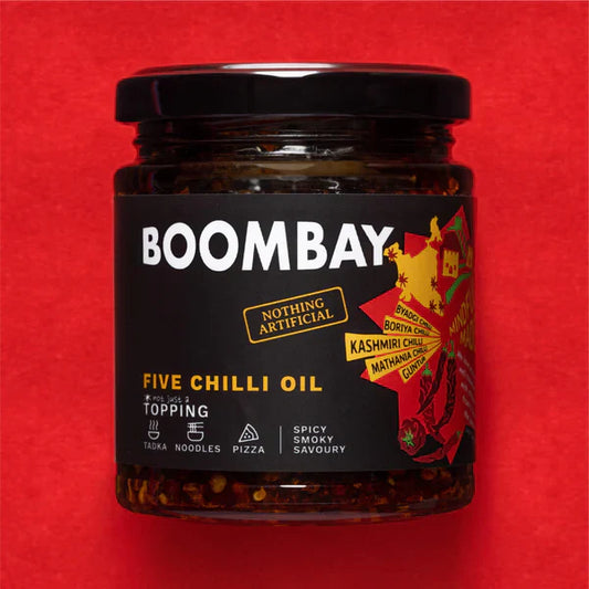 Boombay Most Loved Chilli Oils: Five Chilli Oil & Timur Chilli Crisp