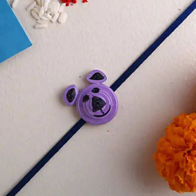 Cute Bear Rakhi & Dry Fruits Jars