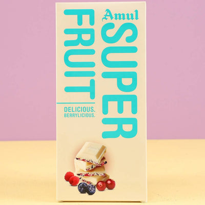 Black Panther Rakhi & Amul Superfruit Chocolate