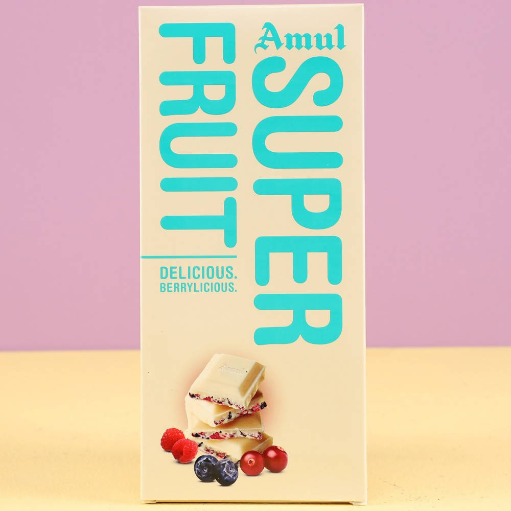 Black Panther Rakhi & Amul Superfruit Chocolate