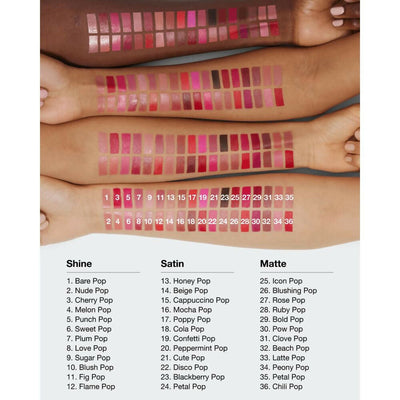 Clinique Pop Longwear Lipstick - Chilli