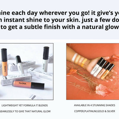 Flicka High On Shine Highlighter - Copper