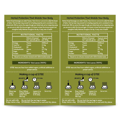 Gtee Tulsi Tea Bags
