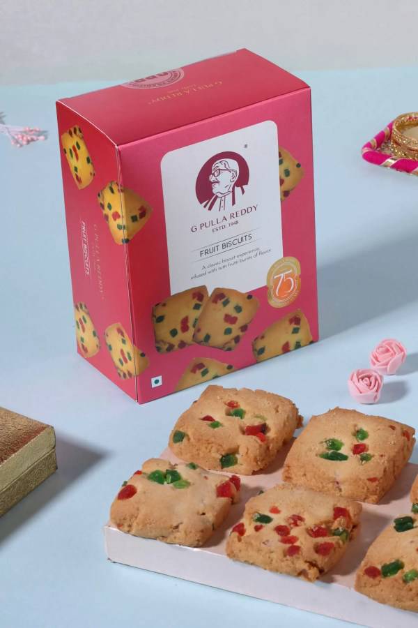 G Pulla Reddy Sweets Fruit Biscuits 200 gms