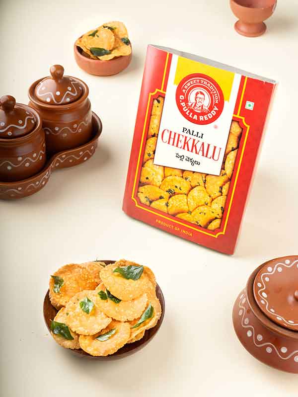 G Pulla Reddy Sweets Chekkalu - 250 gms