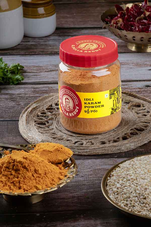 G Pulla Reddy Sweets Idli Karam Powder Jar 250 gms