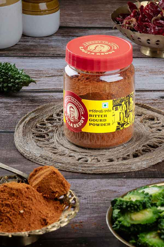 G Pulla Reddy Sweets Kakarakaya Karam Powder Jar 250 gms