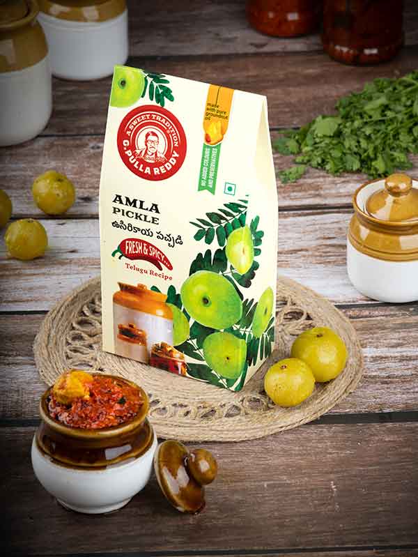 G Pulla Reddy Sweets Amla Pickle 400 gms