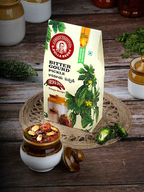 G Pulla Reddy Sweets Bitter Gourd Pickle 400 gms