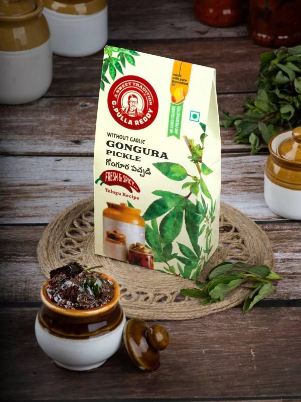 G Pulla Reddy Sweets Gongura Pickle 400 gms
