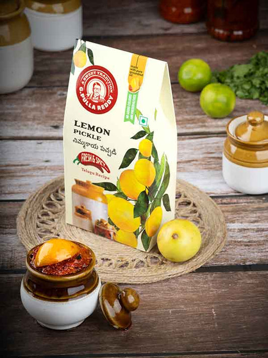 G Pulla Reddy Sweets Lemon Pickle 400 gms