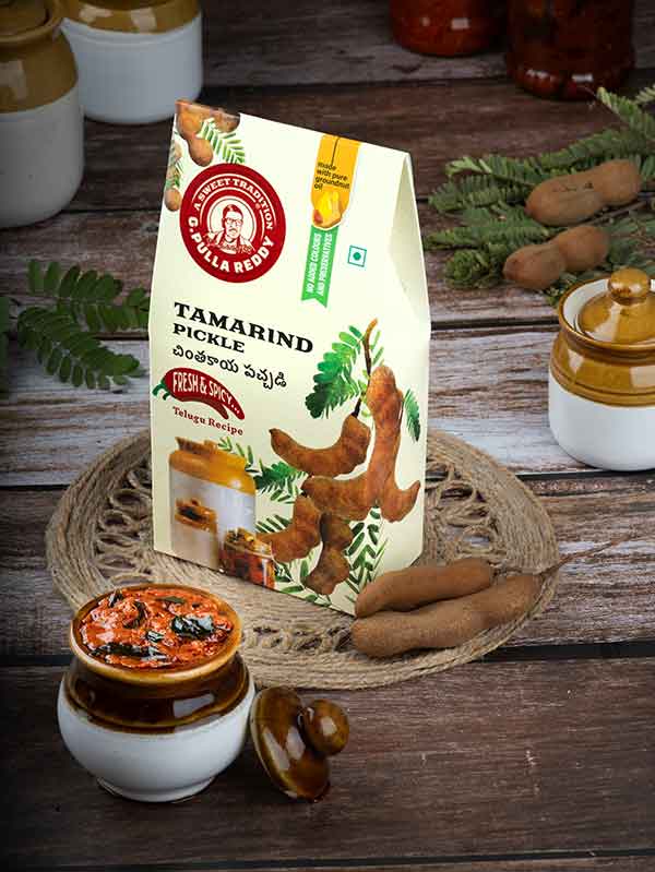 G Pulla Reddy Sweets Tamarind Pickle 400 gms