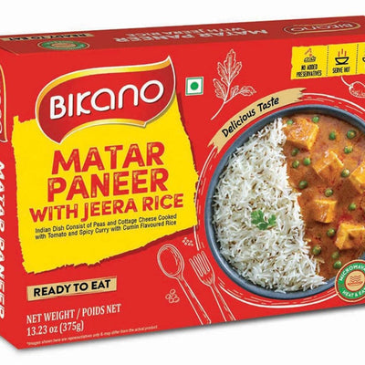 Bikano Matar Paneer With Jeera Rice