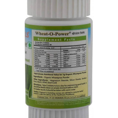 Herbal Hills Wheat-O-Power Wheatgrass Tablet