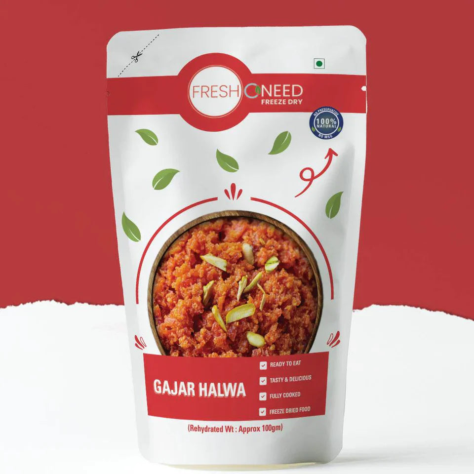 Fresh O Need Gajar Halwa - Ready To Eat 100 gms