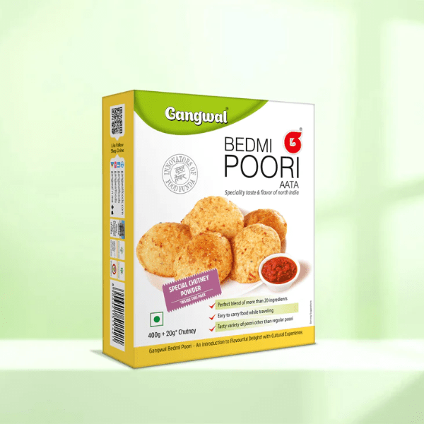 Gangwal Bedmi Poori Atta with Chutney powder - 400 gms