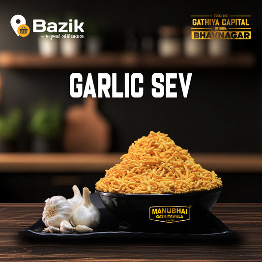 Manubhai Gathiyawala Garlic Sev | 250 gms