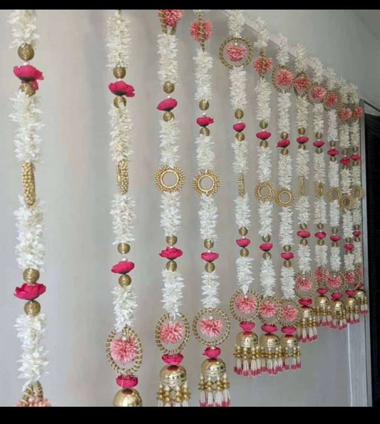 Floral Gajra Hanging – Set of 2 Strings (1 Pair) 36 inch each