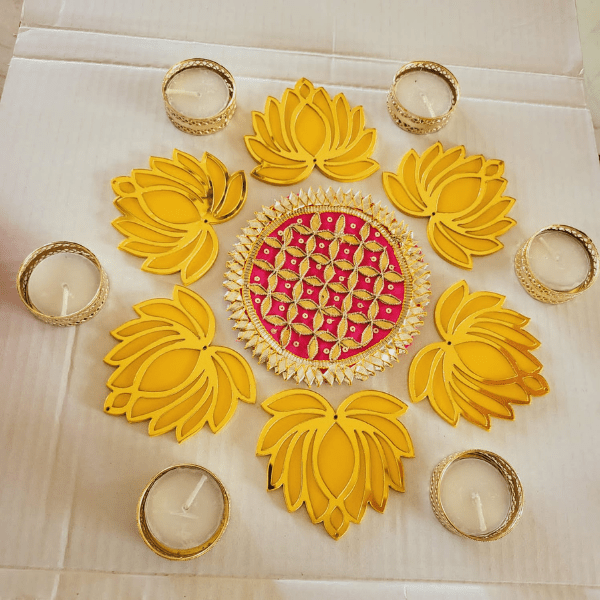 Gota Lotus Rangoli Collection