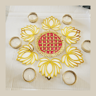 Gota Lotus Rangoli Collection