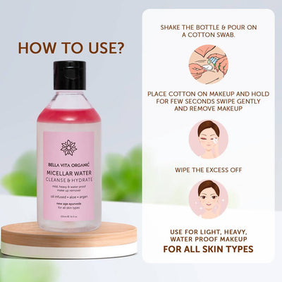 Bella Vita Organic Micellar Water Cleanse & Hydrate