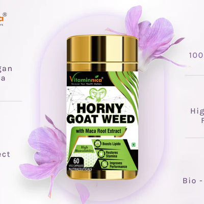 Horny Goat Weed with Maca Root Extract Supports Strength, Stamina & Performance