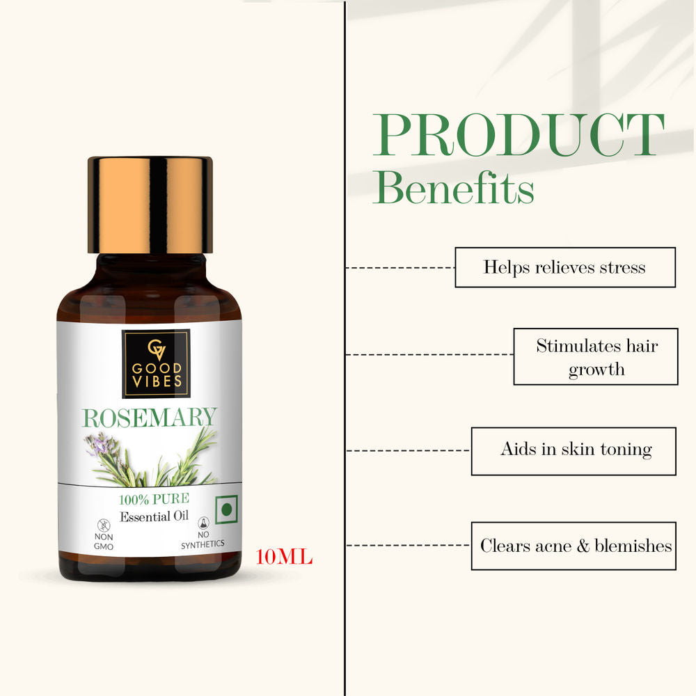 Good Vibes Rosemary 100% Pure Essential Oil