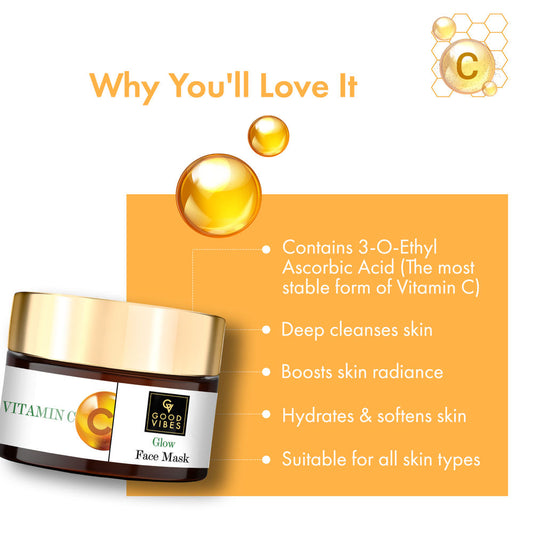 Good Vibes Vitamin C Glow Face Mask