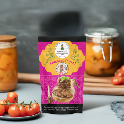 Super healthy Flaxseed Papad 100 %Organic(Grandma’s authentic taste)
