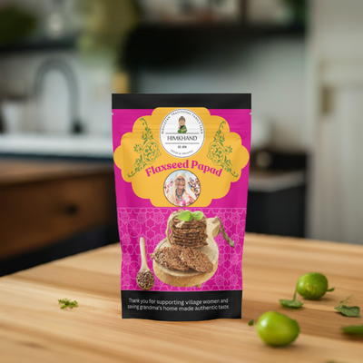 Super healthy Flaxseed Papad 100 %Organic(Grandma’s authentic taste)