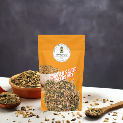 Roasted salted seeds mix by himkhand 200 gram pack