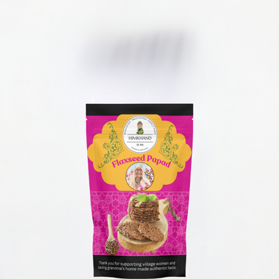 Super healthy Flaxseed Papad 100 %Organic(Grandma’s authentic taste)