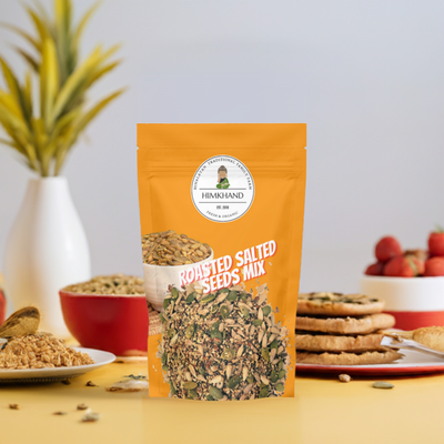 Roasted salted seeds mix by himkhand 200 gram pack