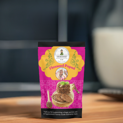 Super healthy Flaxseed Papad 100 %Organic(Grandma’s authentic taste)