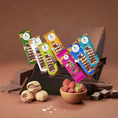 Himkhand Variety Pack 20g Protein Bar Box (Pack of 7)