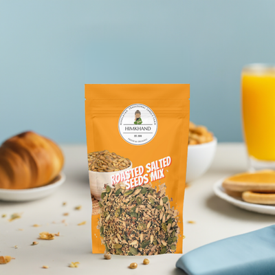 Roasted salted seeds mix by himkhand 200 gram pack