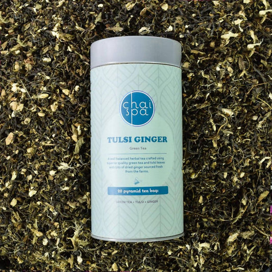 Chai Spa Tulsi Ginger Green Tea