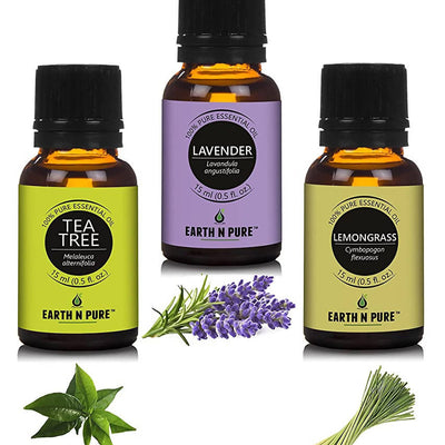 Earth N Pure Essential Oils (Tea Tree, Lavender & Lemongrass)