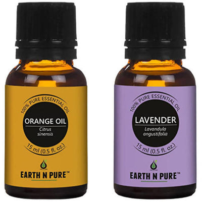 Earth N Pure Lavender & Orange Essential Oils