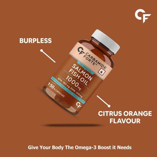 Carbamide Forte Salmon Fish Oil Omega 3 Capsules