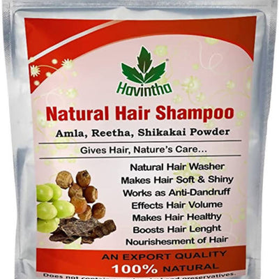 Havintha Amla, Reetha And Shikakai Powder Shampoo