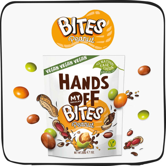 Hands Off Vegan Bites Peanut 200g