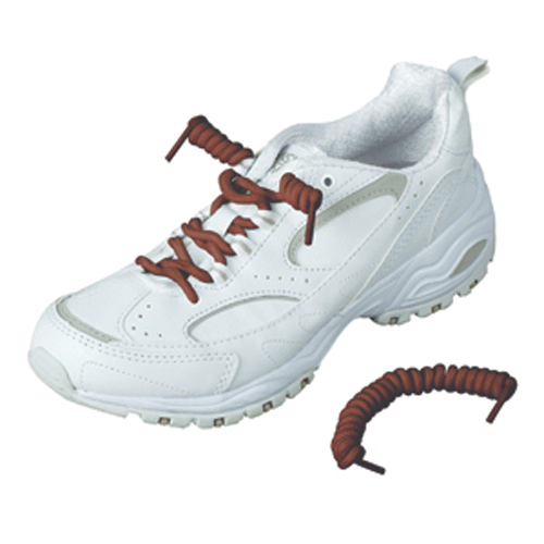 HealthSmart Coiler Shoe Laces - Brown