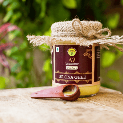 Heritage Wellness Grass Fed Desi Gir Cow A2 Bilona Ghee
