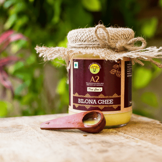Heritage Wellness Grass Fed Desi Gir Cow A2 Bilona Ghee