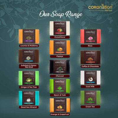 Coronation Herbal Activated Charcoal Luxury Soap